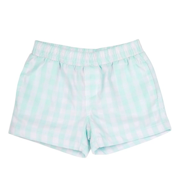 The Beaufort Bonnet Company Other - The Beaufort Bonnet Company Sheffield Shorts Sea Island Seafoam Check 18/24 EUC